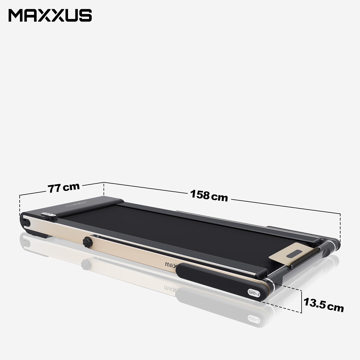 Maxxus M8 Elektrisches Klappbares Laufband – 2.0 PS Motor, Bluetooth & App